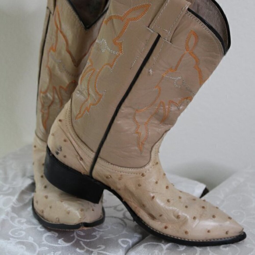 Abdala boots Ostrich Boots size 4 - Picture 2 of 16